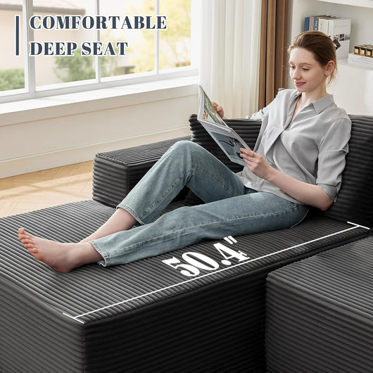 Nolar Boneless Cloud Couch "NINE"