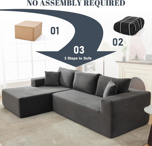 Nolar Boneless Cloud Couch "NINE"