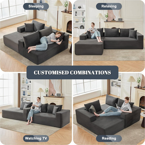 Nolar Boneless Cloud Couch "NINE"