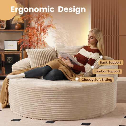 Nolar Round Foam Chair "Nine"